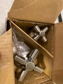 Brizo HX75P76-NK Invari Pressure Balance Valve Trim Cross Handle with Diverter Cross Handle Trim Kit - Luxe Nickel