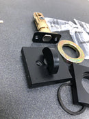 Kwikset 158SQT-514 Halifax Keyed Entry Single Cylinder Deadbolt - Iron Black