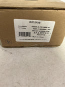 Baldwin HDCCYCFR150 Contemporary Crystal Non-Turning One-Sided Dummy Door Knob with Contemporary 5 Inch Rose from the Reserve Collection - Satin Nickel