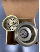 Brasstech 122LS/10 Basket Strainer Set for 3-1/2" Drain Openings - Satin Bronze (PVD)