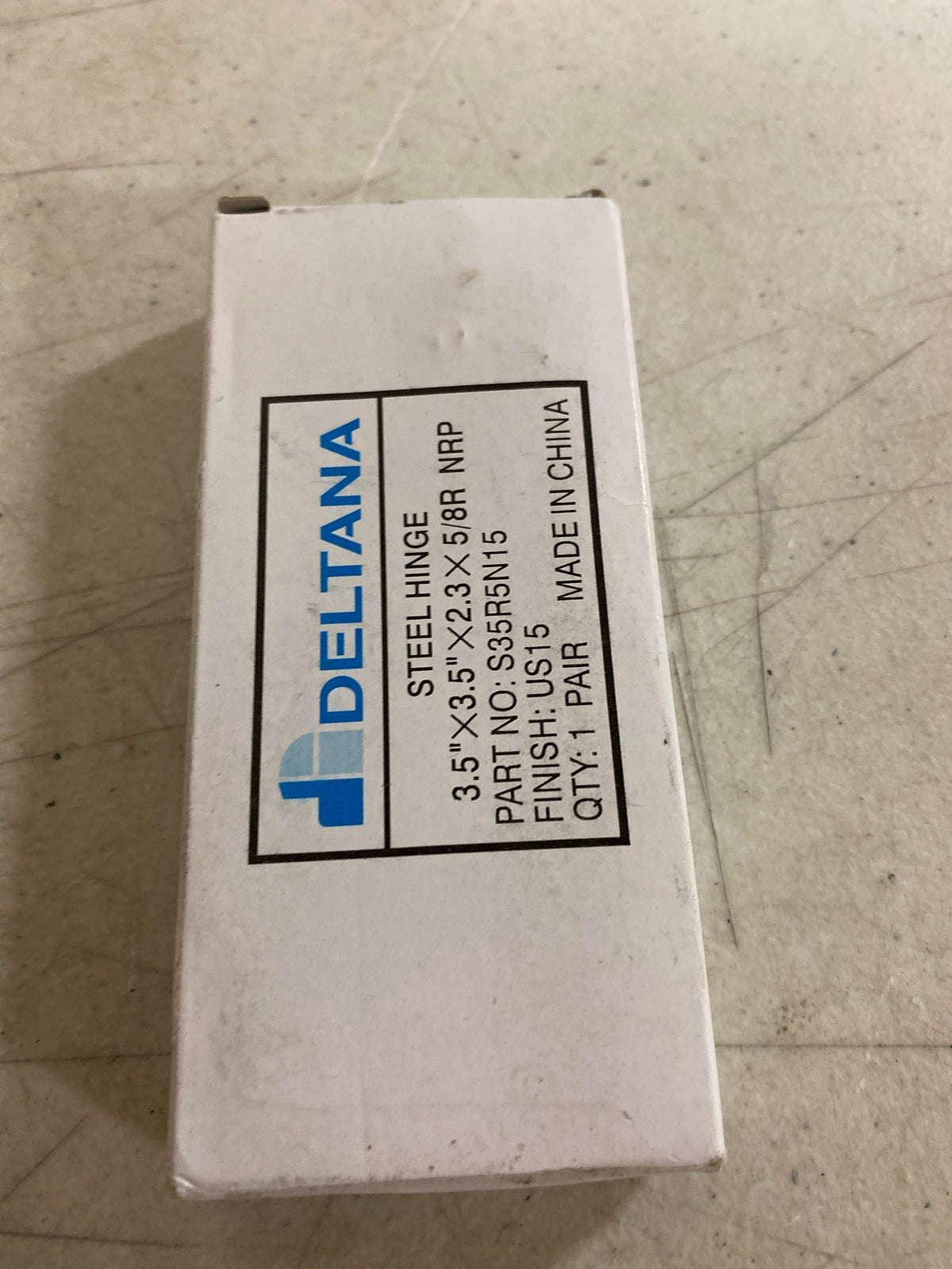 Deltana Satin Nickel Radius Hinge