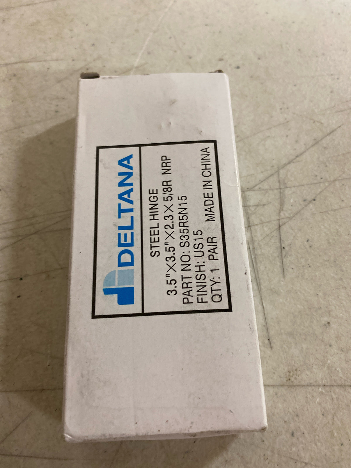 Deltana Satin Nickel Radius Hinge