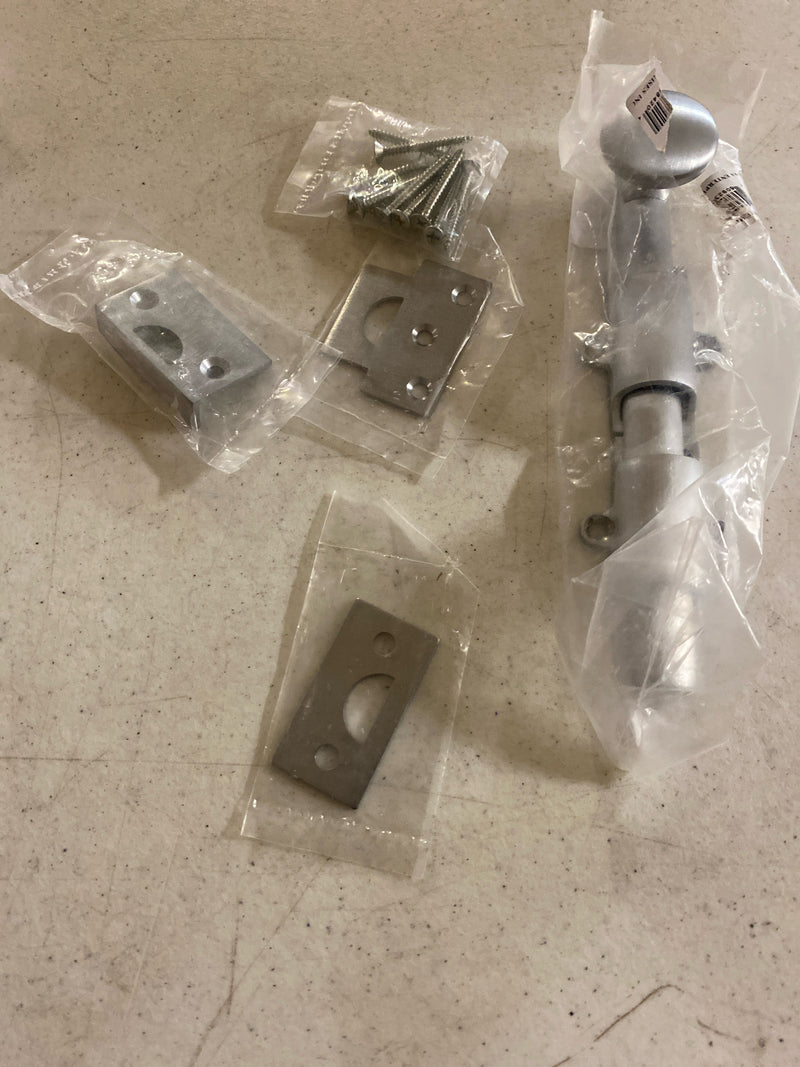 Deltana 6SB26D 6" Heavy Duty Surface Bolt - Satin Chrome