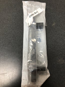 Alno A2901-4-MB Vita Bella 4" Center to Center Modern Industrial Knurled Bar Cabinet Handle / Drawer Pull with Eye Posts - Made in Italy - Matte Black