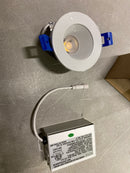 Nora NM2-2RDC4030MPW 2" Mini Recessed Downlight, 400 Lumens - No Housing Required (Matte Powder White, 3000K)