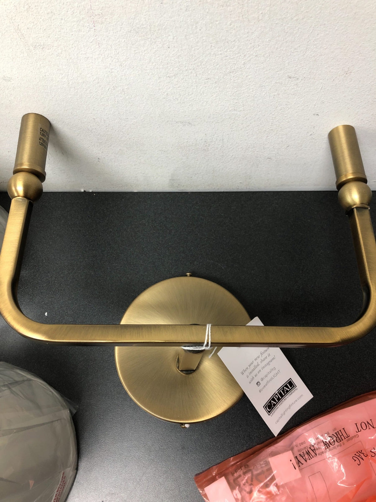 Capital Lighting 119321AD-674 Dawson 2 Light 16" Wide Bathroom Vanity Light - Aged Brass