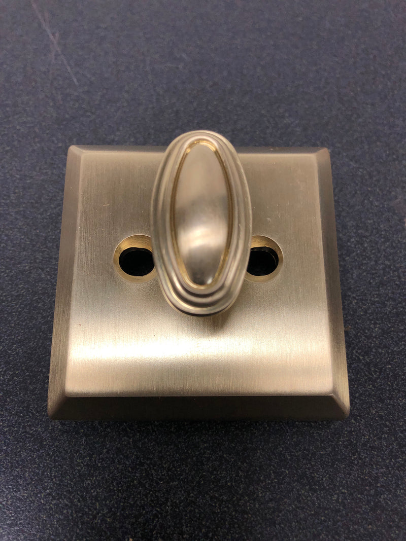 Baldwin SCTSD044 Traditional Square Single Cylinder Keyed Entry Deadbolt - Satin Brass