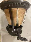 Progress Lighting Westport Collection 2-Light Clear Seeded Glass Traditional Outdoor Medium Wall Lantern Light Antique Bronze