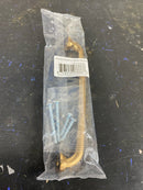 Jeffrey Alexander 527-160SBZ Bremen 1 - 6-5/16" Center to Center Bold Curved Cabinet Handle / Drawer Pull with Squared Edges - Satin Bronze