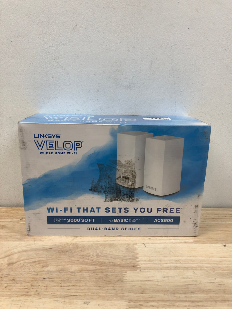 Linksys WHW0102 Velop Jr. Whole Home Mesh Wi-Fi System (Pack of 2)