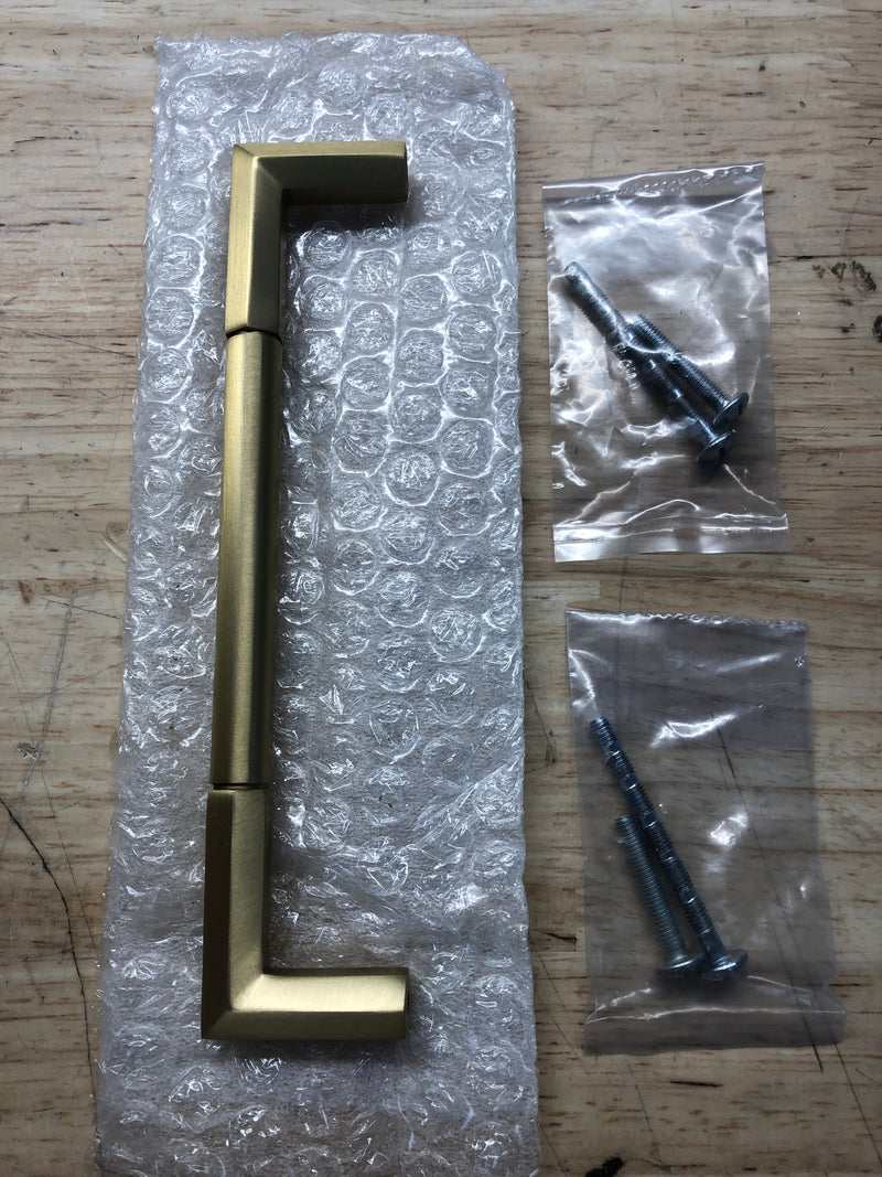 Signature Hardware 450311 6" Lunata Solid Brass Cabinet Pull - Satin Brass