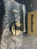 Kwikset 788HFLRDT-15 Halifax Lever with Round Rose Half Dummy Door Lock - Satin Nickel