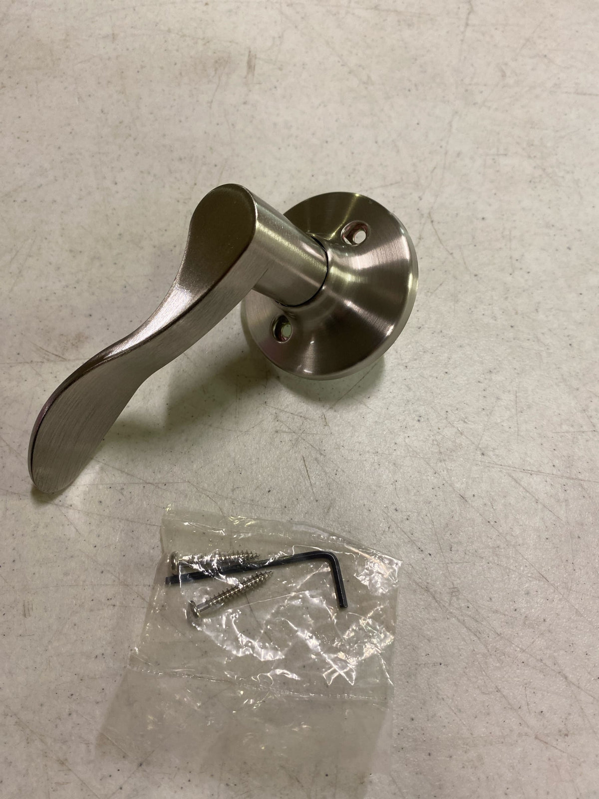 Weslock L0205-XN0020 Left Hand New Haven Half Dummy Satin Nickel Finish