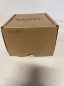 Emtek 5122ROUUS4 Round Knobset Single Cylinder Keyed Entry Door Knob Set with Square Rose - Satin Brass