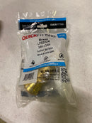 Quickfitting 3/4in Push-to-Connect x 3/4in Push-to-Connect Brass Full Port Ball Valve with Drain
