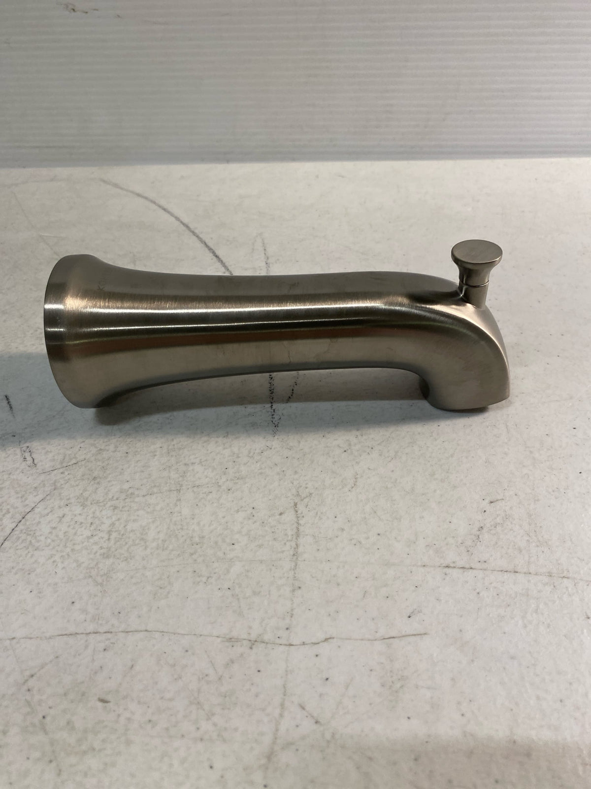 Kohler K-28563-BN Tempered 6-3/8" Integrated Diverter Tub Spout - Vibrant Brushed Nickel