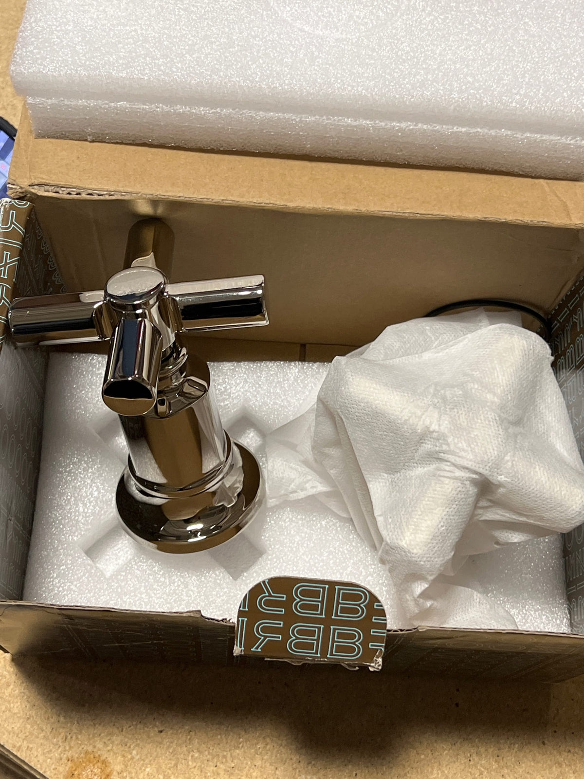 Brizo Invari: Roman Tub Faucet Cross Handle Kit - HX676-PN