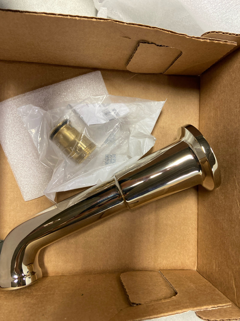 Delta RP100453PN Bowery 9-1/8" Non Diverter Wall Mounted Tub Spout - Brilliance Polished Nickel