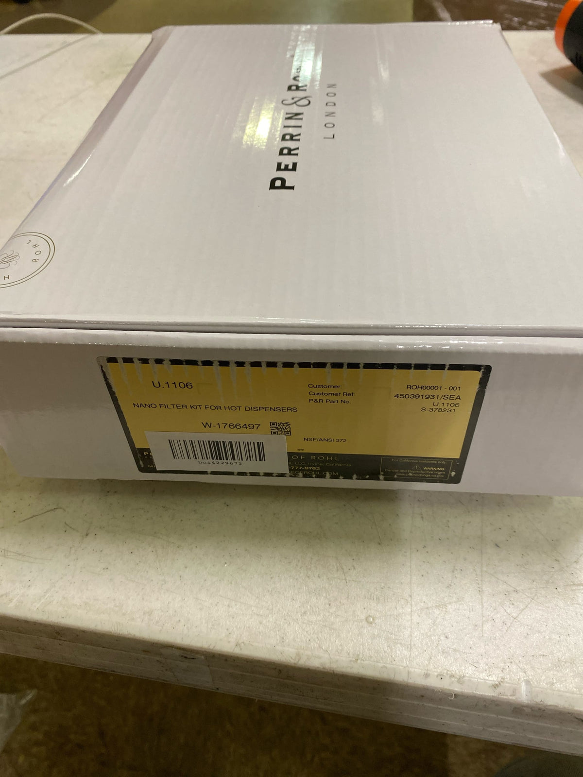 Perrin and Rowe U.1106 Hot Water Inline Filter System - N/A