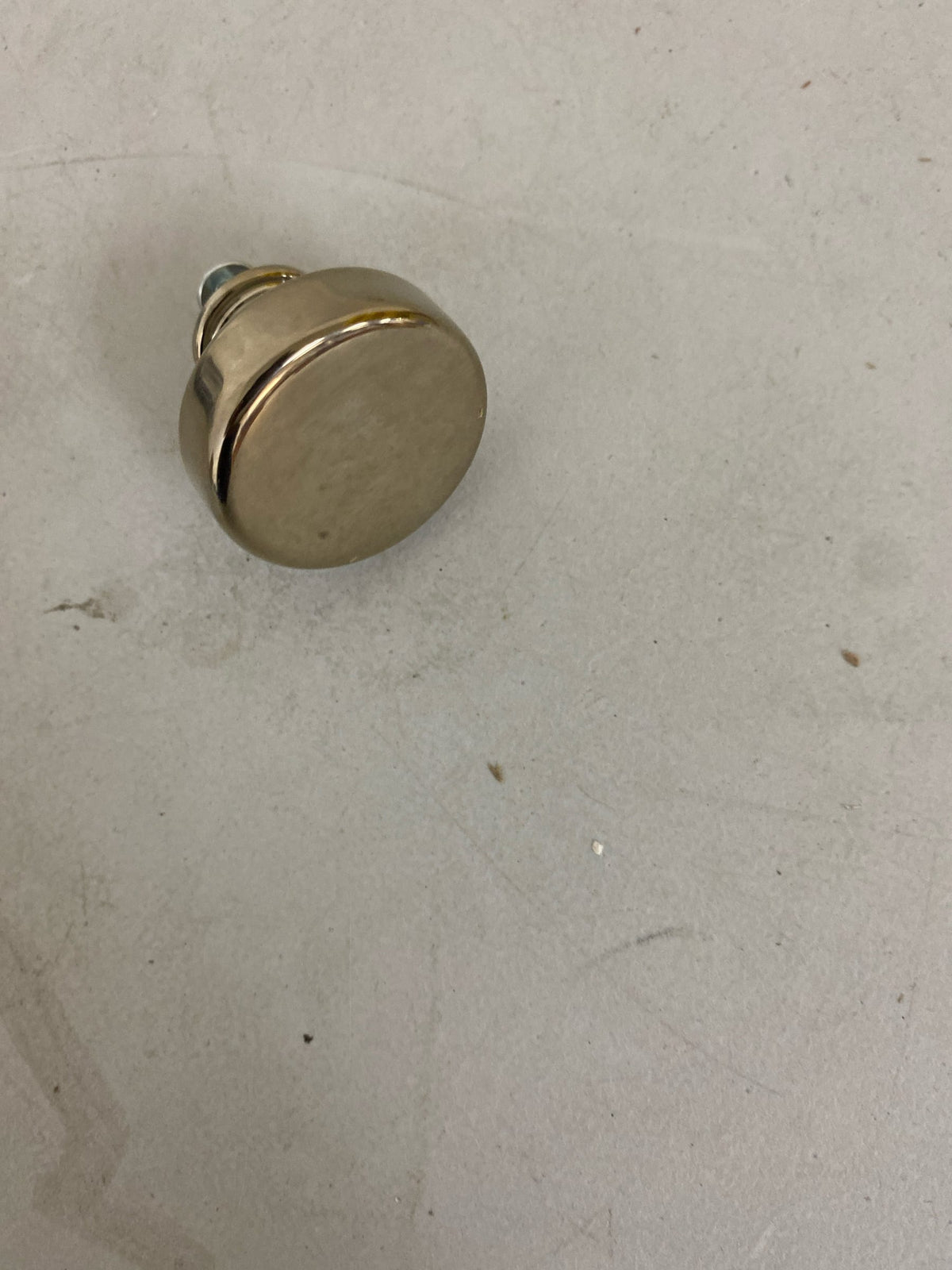 Baldwin 4411055BIN Bevel 1-1/2 Inch Mushroom Cabinet Knob from the Estate Collection - Lifetime Polished Nickel