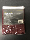 Eclipse 25116801506 Thermapanel Merlot Solid Polyester 54 in. W x 63 in. L Grommet Room Darkening Curtain