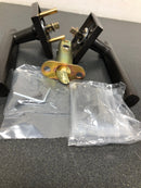 Emtek 5210FRLUS10BLH Freestone Left Handed Privacy Door Lever Set with Square Rose from the Urban Modern Collection - Oil Rubbed Bronze