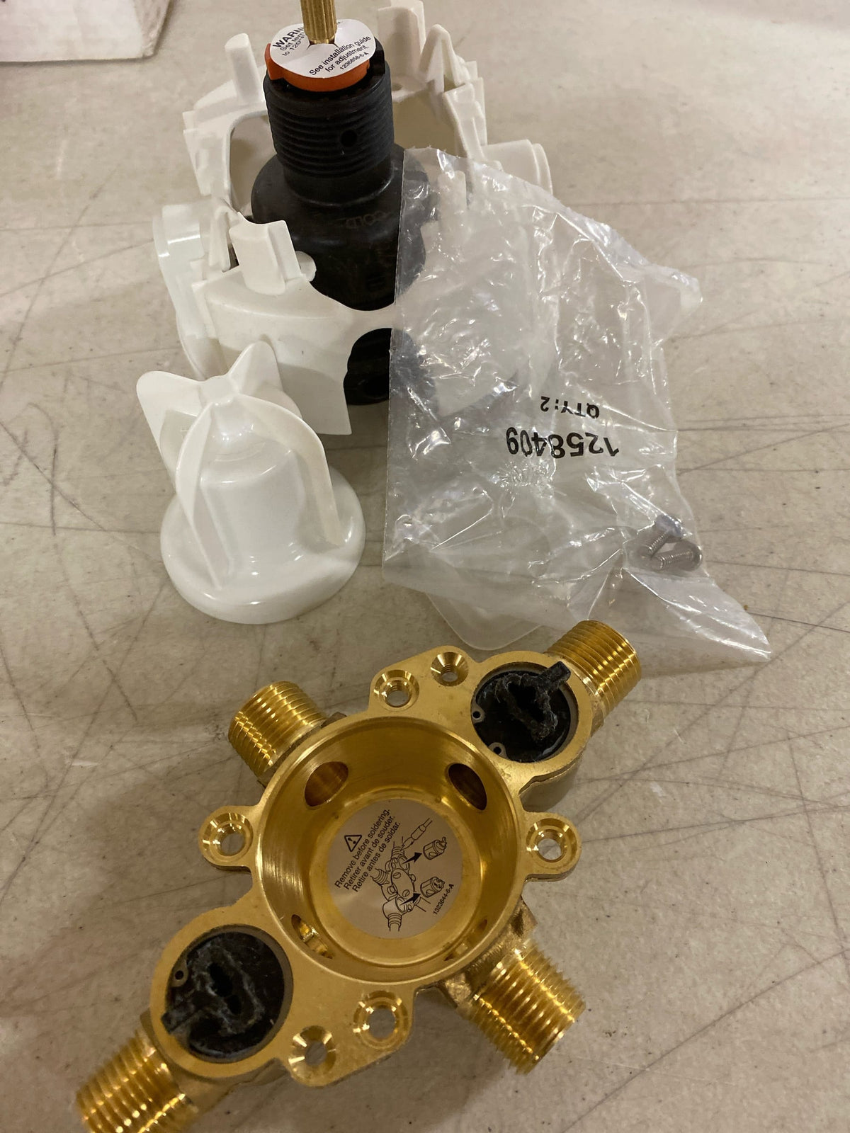 KOHLER Rite-Temp Brass 3/4-in Male and 1/2-in Sweat Pex Pressure Regulator Valve