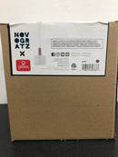 Globe Electric 60763 Novogratz 8" Wide Mini Pendant - Matte White / Rose Gold