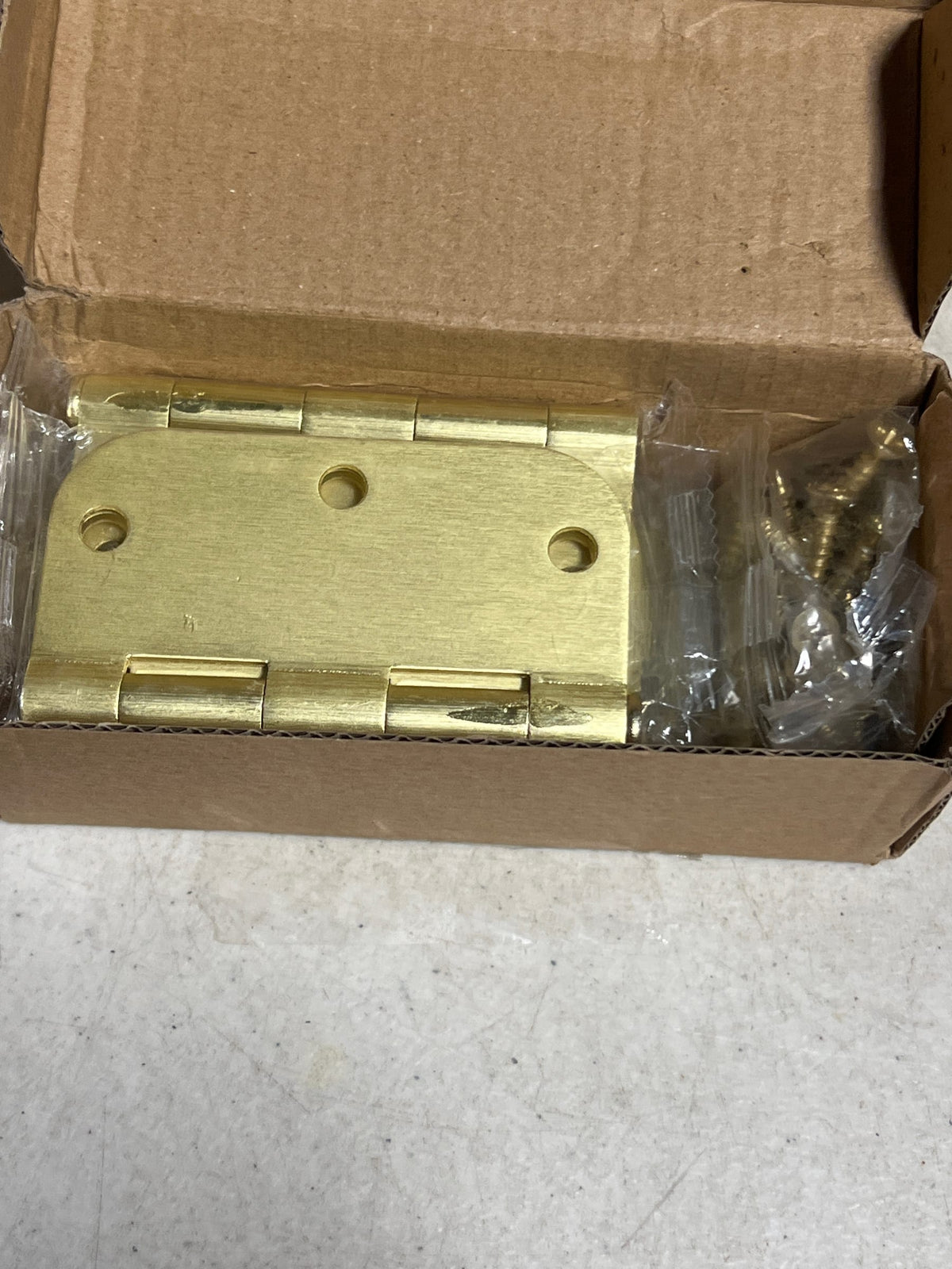 AmzGod 6 Pack Ball Bearing Gold Door Hinges