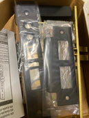 Emtek UL3300FB UL Mortise Lock for Handlesets with Exterior Grip and Interior Knob / Lever - Flat Black