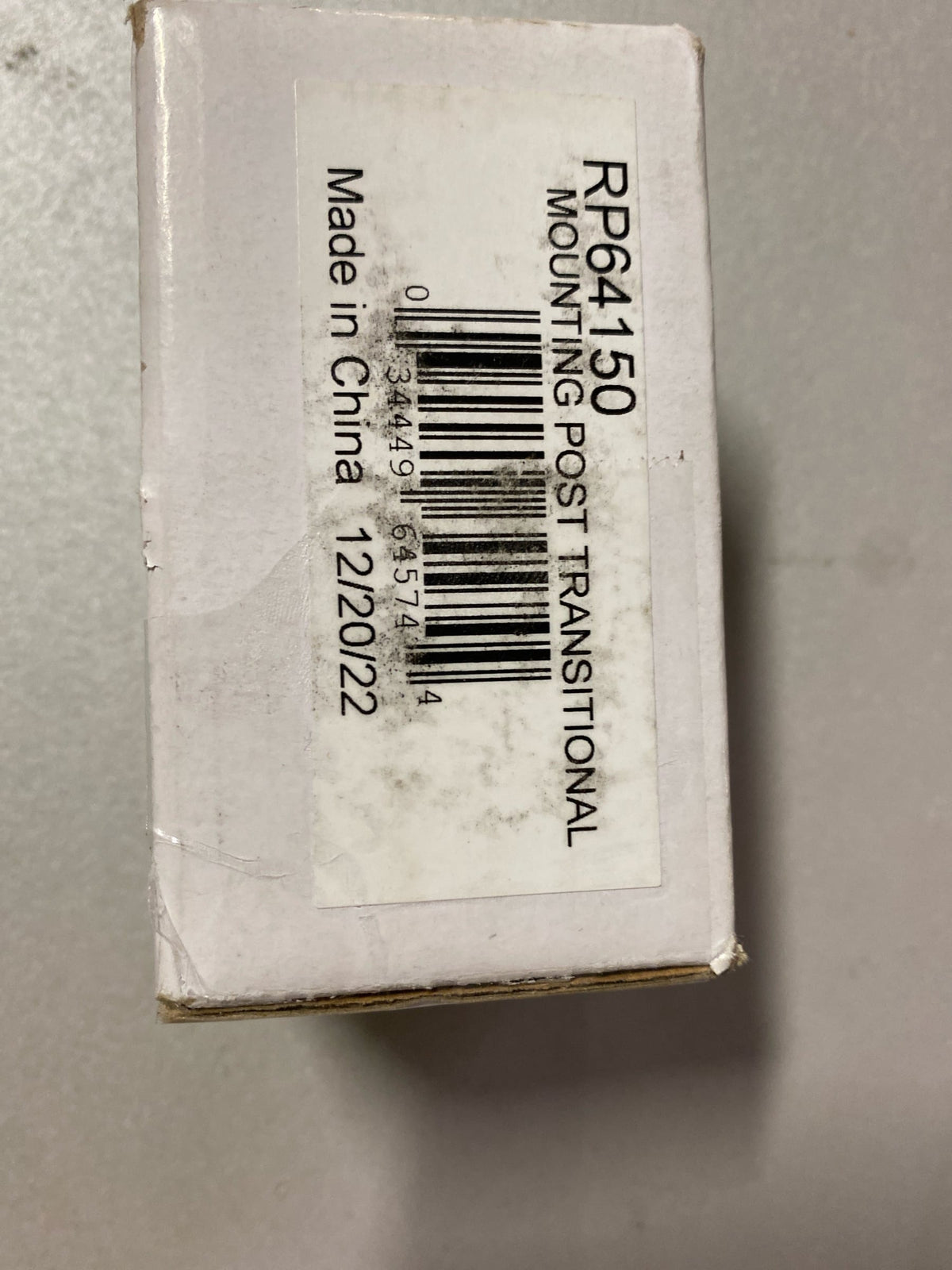 Delta RP64150 Mounting Post - Transitional - Chrome