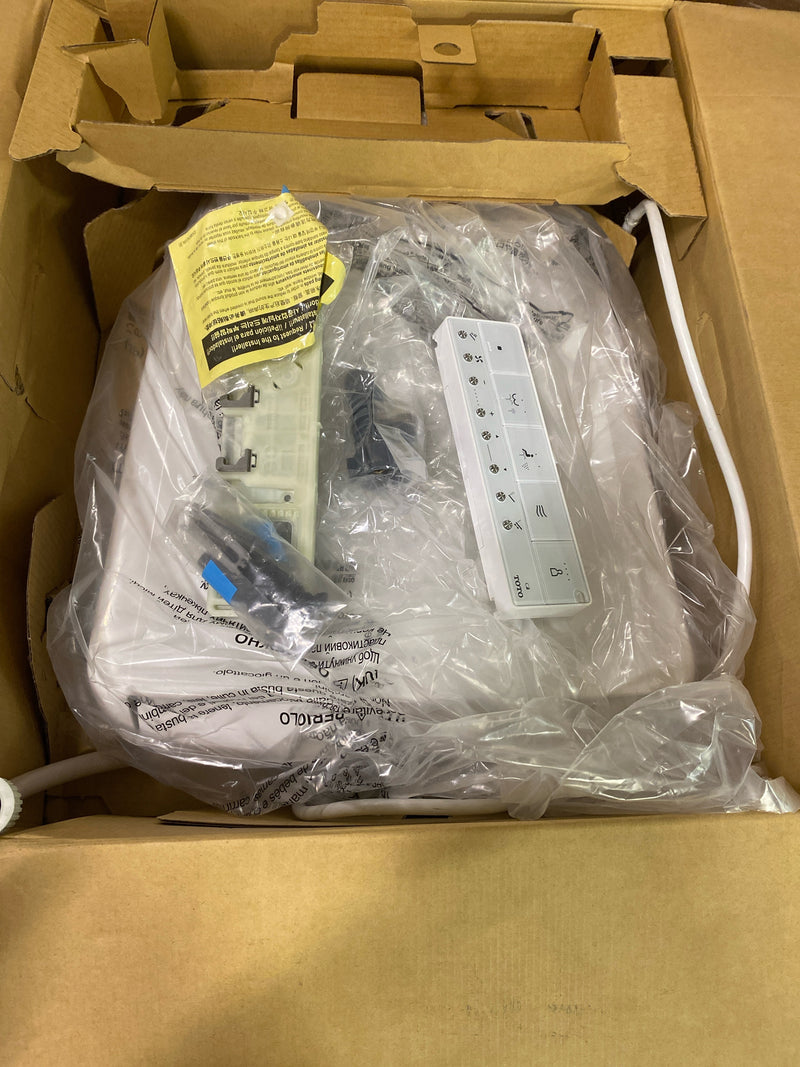 TOTO WASHLET+ S7A Electronic Bidet Toilet Seat, EWATER+ Bowl and Wand Cleaning, Auto Open and Close Classic Lid, Elongated, Cotton White - SW4734AT40