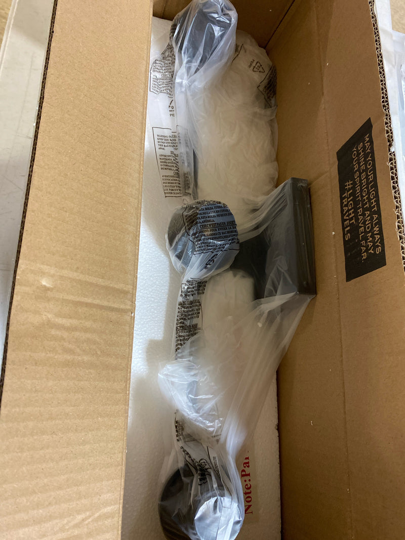 Elegant Lighting LD7314W23BLK Ronnie 3 Light 9" Tall Bathroom Sconce - Black / Clear