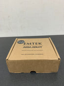 Emtek C810IWUS26 Ice White Porcelain Passage Door Knobset with Brass Rosette and the CF Mechanism - Polished Chrome