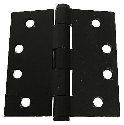 Emtek 9201419 Plain Bearing Steel Hinges - Flat Black
