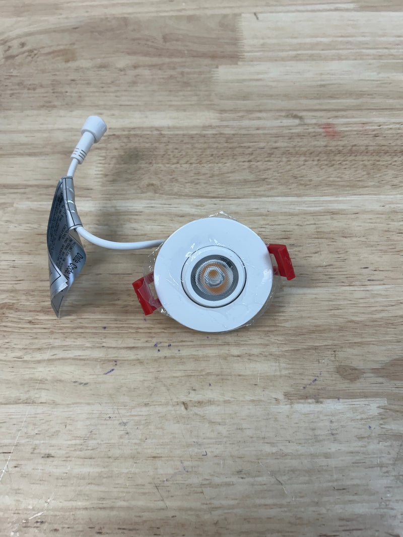 American Lighting A1-27-WH Axis 1'' Recessed Gimbal LED Downlight - 2700K - Bright White