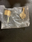 Baldwin 8041112 Contemporary Solid Brass Single Cylinder Keyed Entry Deadbolt from the Estate Collection - Venetian Bronze