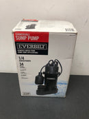 Everbilt HDSP25W 1/4 HP Aluminum Sump Pump Tether Switch