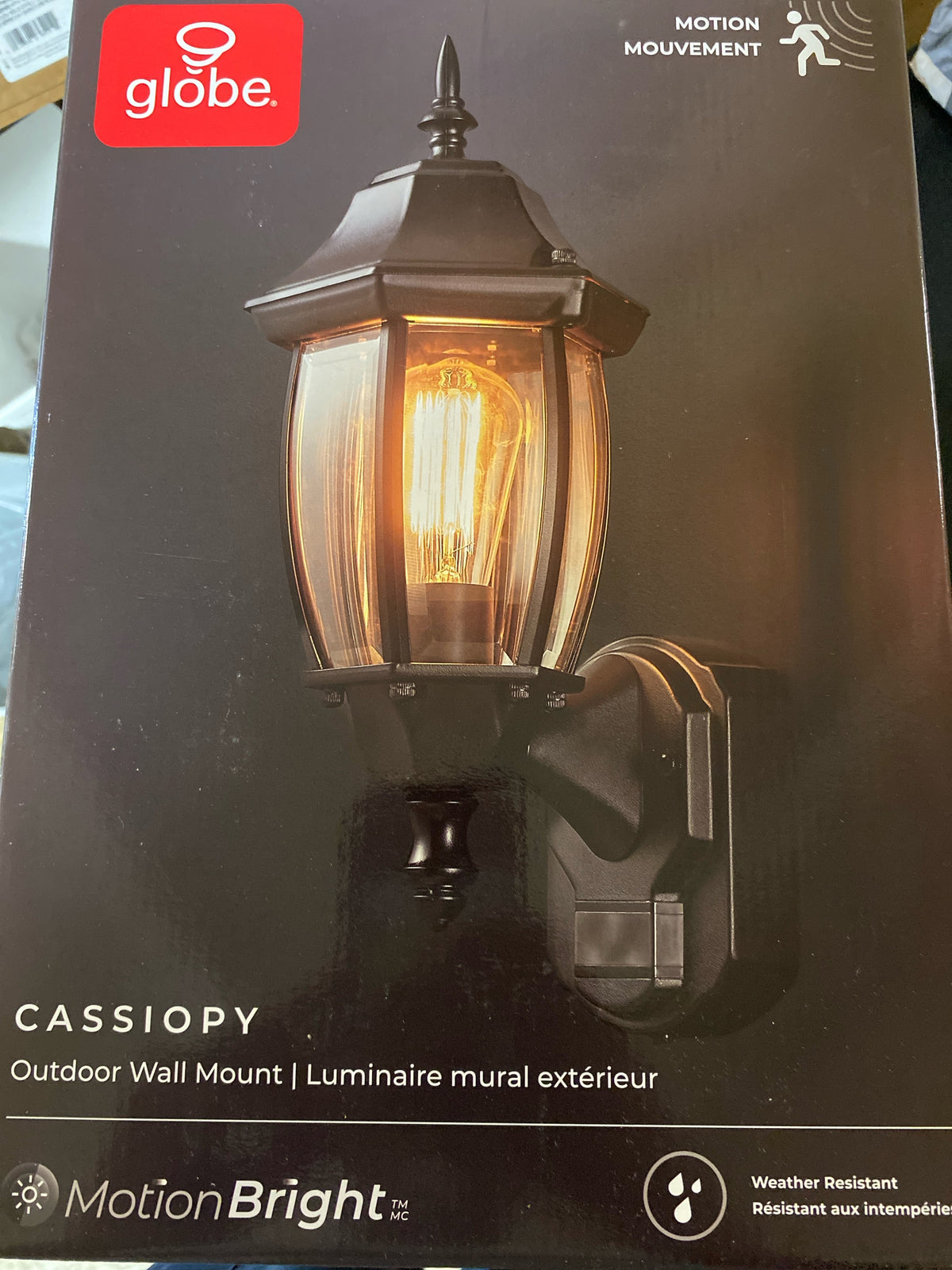 Heath Zenith HZ-4192-BK-G 18-1/2" Tall 1 Light 180 Degree Motion Activated Outdoor Wall Sconce - Black