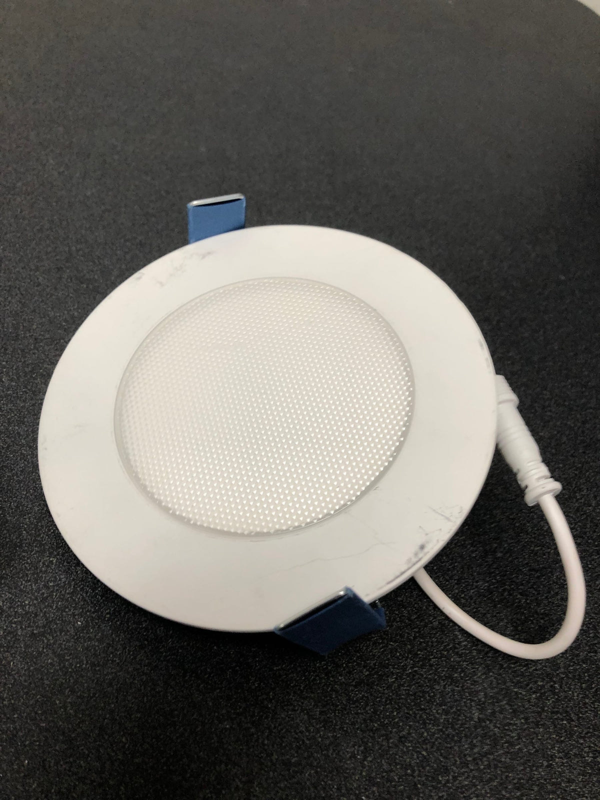 Halo HLB4069FS1EMWR HLB 4 in. Adjustable CCT Canless IC Rated Dimmable Indoor, Outdoor Integrated LED Recessed Light Kit