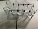 Rev-A-Shelf 5DCD-1-CR 7-13/16 Inch Drop In Pan Organizer for Peg Board - Chrome