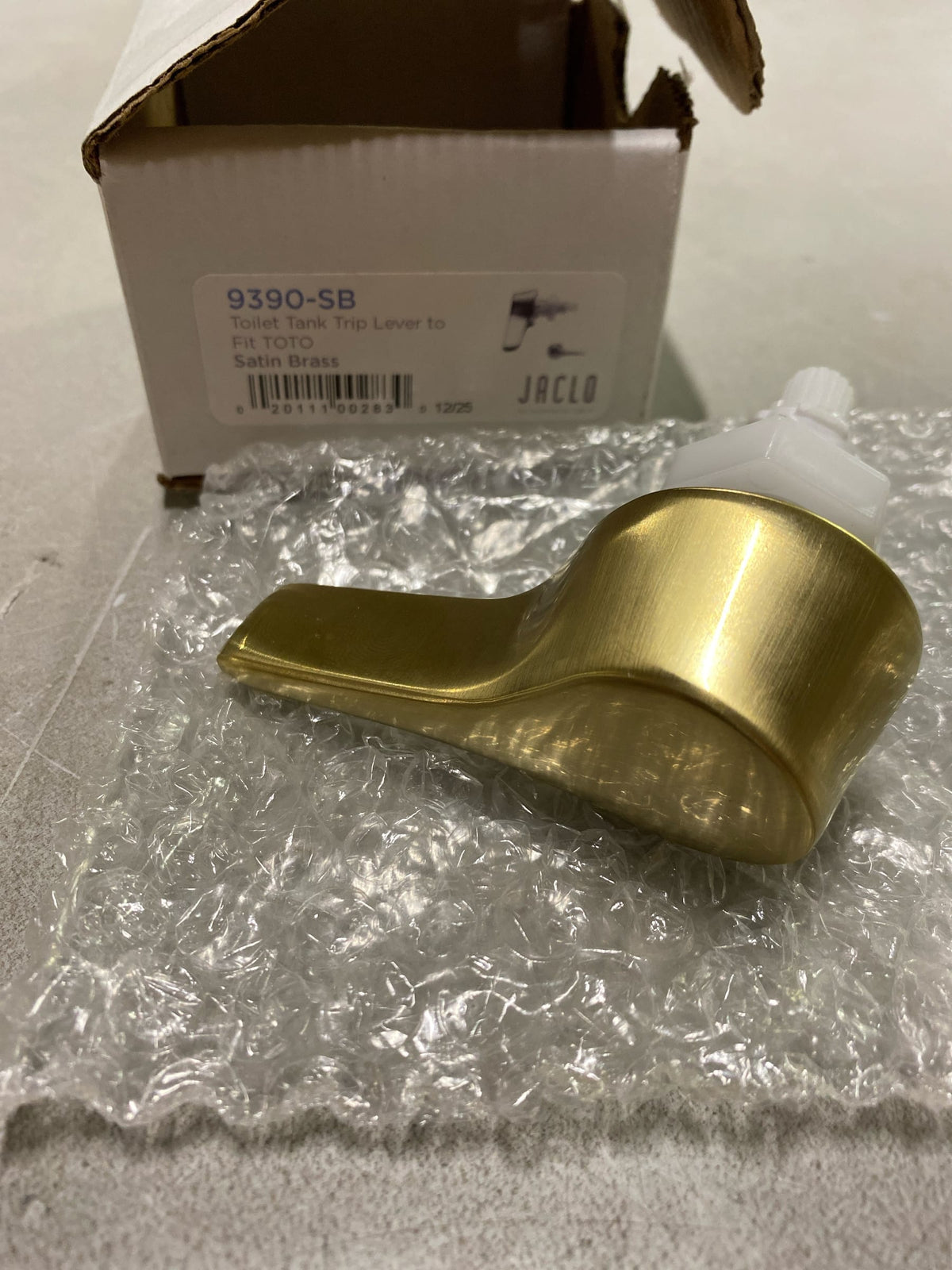 Jaclo: 9390-SB - Toilet Tank Trip Lever To Fit TOTO - Satin Brass (SB)