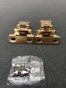 Amerock BPR7550CZ Functional Hardware 1/2 Inch Overlay Wrap Cabinet Door Hinge with 105 Degree Opening Angle and Self Close Function - Pair - Champagne Bronze