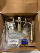 Emtek 810TUS15 (RH)Turino Brass Modern Passage Leverset - Satin Nickel