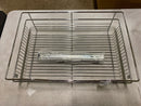 Rev-A-Shelf CB-241607CR-1 Classic Closet 24"W x 16"D x 7"H Slide Out Closet Basket for Custom Closet Systems - Chrome