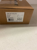 Kwikset 730MILRDT-514 Milan Privacy Door Lever Set with Round Rose - Matte Black