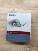 Moen Y5703BN Arlys Double Robe Hook - Brushed Nickel