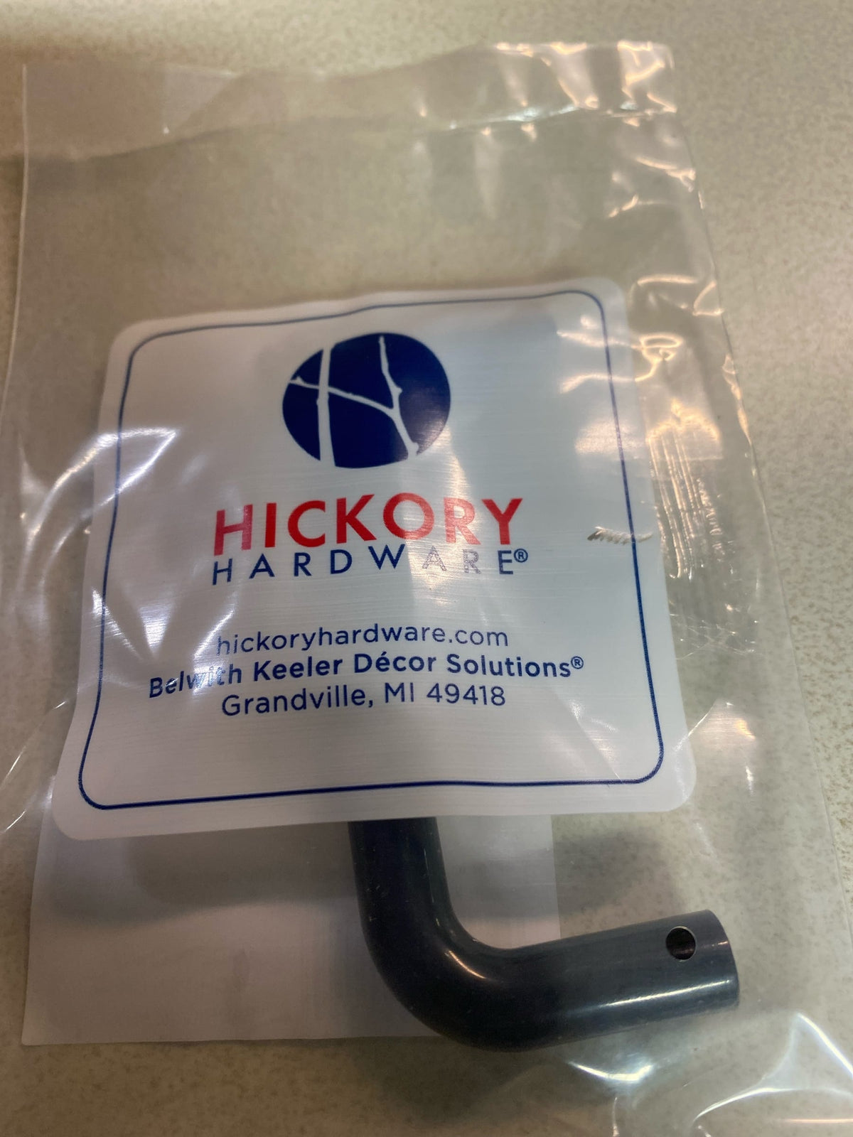 Hickory hardware P817-BL Wire Pulls 3 in. (76 mm) Center to Center Modern Black Finish Adjustable Sizing Cabinet Pull Bar Pull (1 Pack)