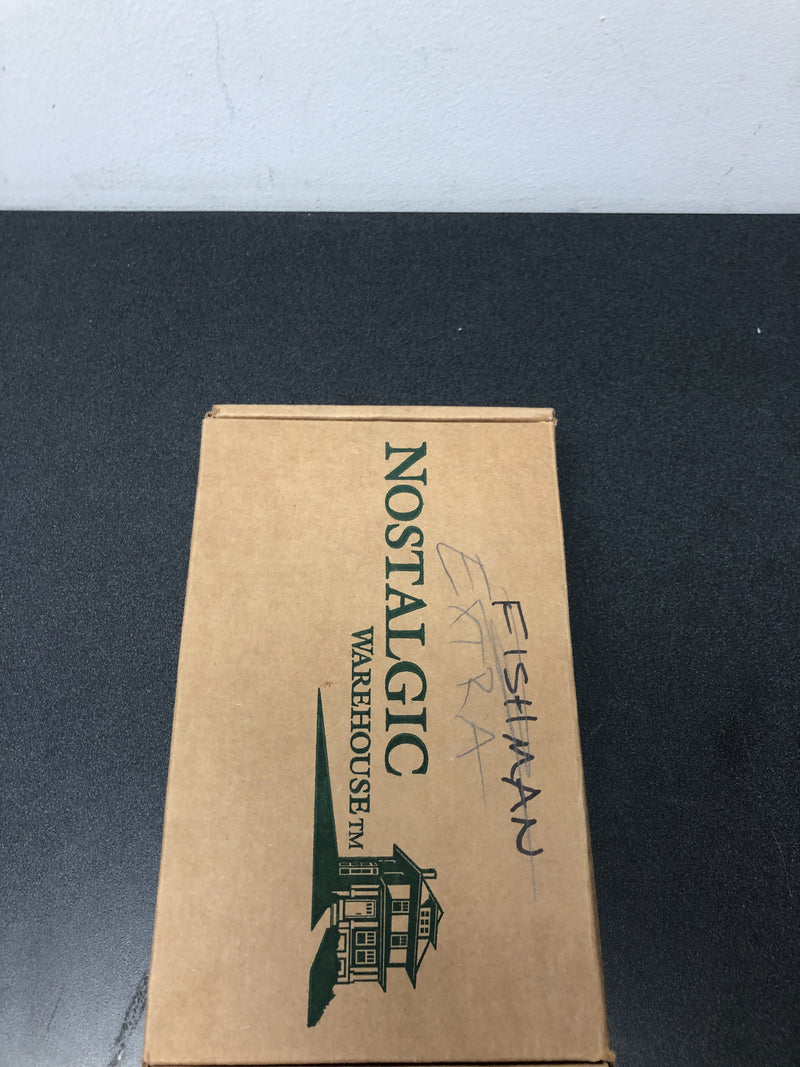 Nostalgic Warehouse 733093 New York Solid Brass Passage Door Knob Set with 2-3/8" Backset - Satin Nickel