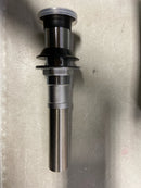 Kohler K-7129-BL Lavatory Grid Drain – Less Overflow - Matte Black